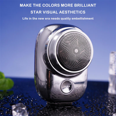 Mini Cordless Face Shaver.  Rechargeable USB Electric Shaver Wet & Dry.