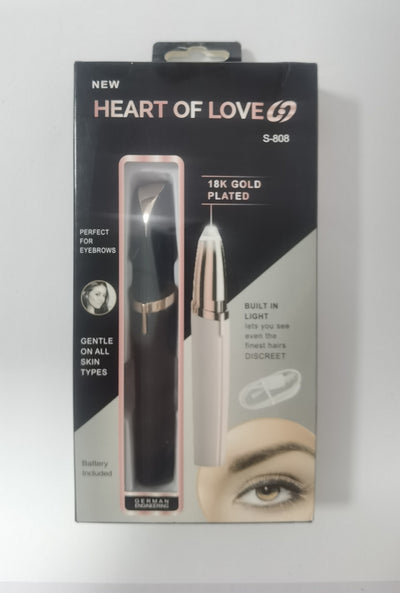 Mini Electric Eyebrow Shaver with LED Light
