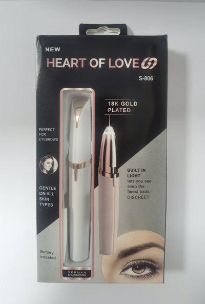 Mini Electric Eyebrow Shaver with LED Light