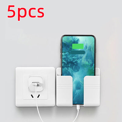 Mobile Phone Wall Mounted Storage Rack for Phone.  Self Stick Storage Box