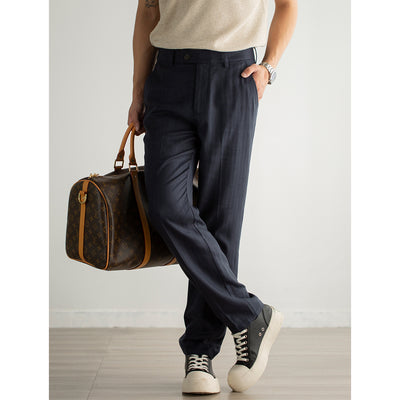 Summer Savior Old Money Style Tencel Linen Casual Pants