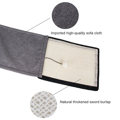 Cat scratch board sisal pad sofa protection mat