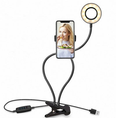 LED Selfie Ring Light for Live Adjustable Makeup Light Stand