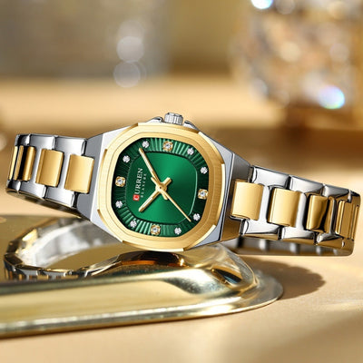 Business-Casual Women's Rhinestone Watch