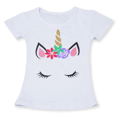 Fashion Cute Children Cartoon Short Sleeve