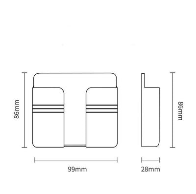 Mobile Phone Wall Mounted Storage Rack for Phone.  Self Stick Storage Box