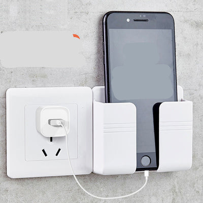 Mobile Phone Wall Mounted Storage Rack for Phone.  Self Stick Storage Box
