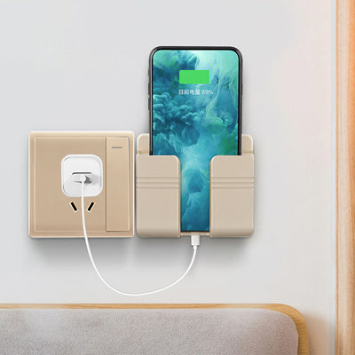 Mobile Phone Wall Mounted Storage Rack for Phone.  Self Stick Storage Box