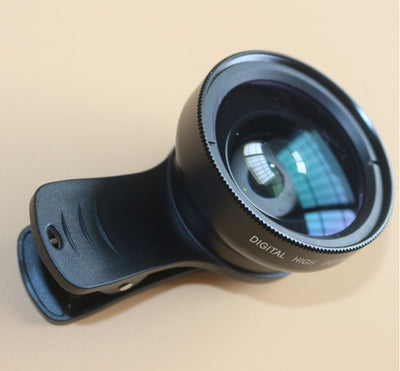 Phone Lens kit:  0.45x Super Wide Angle & 12.5x Super Macro Lens HD Camera Lens