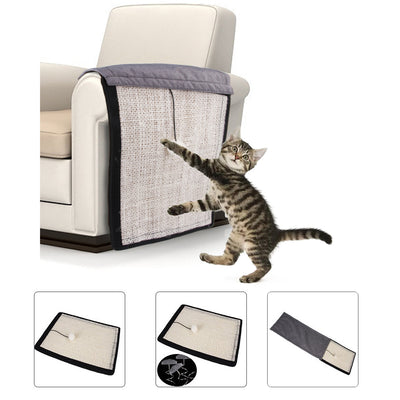 Cat scratch board sisal pad sofa protection mat