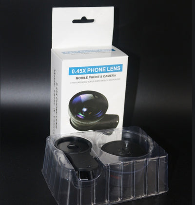 Phone Lens kit:  0.45x Super Wide Angle & 12.5x Super Macro Lens HD Camera Lens
