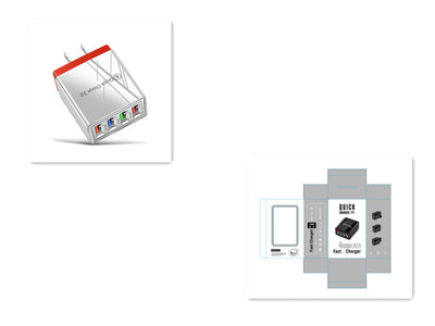 Quick Charger USB 4 in 1