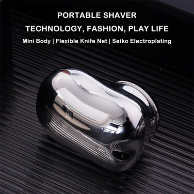 Mini Cordless Face Shaver.  Rechargeable USB Electric Shaver Wet & Dry.
