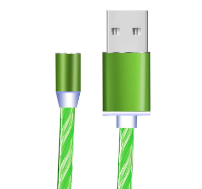 Flowing Light Magnetic Streamer Data Line Cable for iPhone and Android
