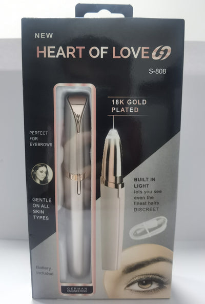 Mini Electric Eyebrow Shaver with LED Light