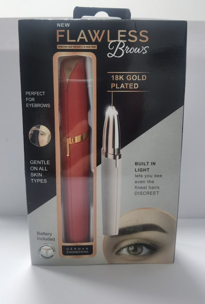 Mini Electric Eyebrow Shaver with LED Light