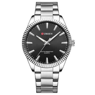 Business Mens Waterproof Round Pin-Strap Watch