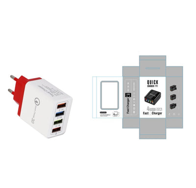 Quick Charger USB 4 in 1