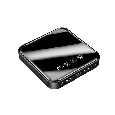Mini Power Bank 20000 MAh Portable Mirror Digital Display Power Bank
