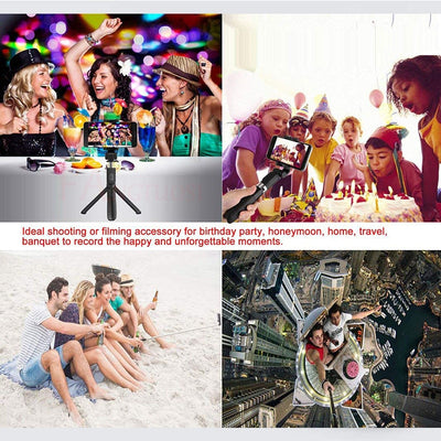 Apple and Android Compatible Tripod Selfie Stick