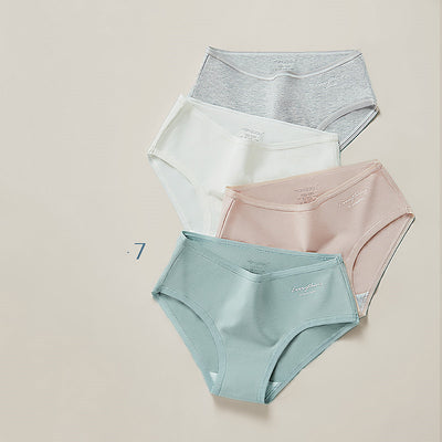 Ladies Mid Waist Underwear Pure Cotton