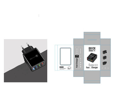 Quick Charger USB 4 in 1