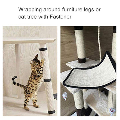 Cat scratch board sisal pad sofa protection mat