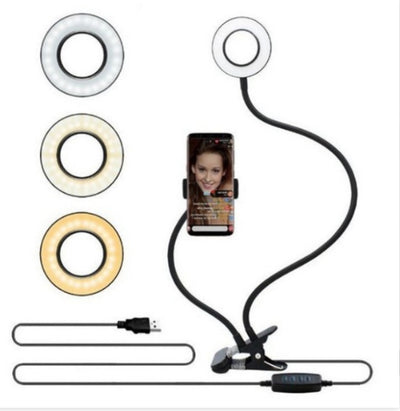 LED Selfie Ring Light for Live Adjustable Makeup Light Stand