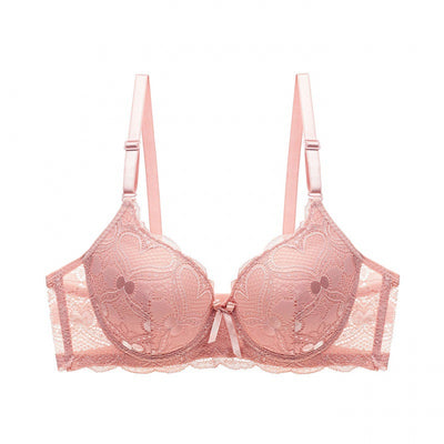 Lace Hollow Massage Push Up Bras Underwear For Women