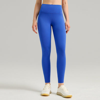 Womens High-Waist Butt-Lifting Fleece-Lined Nude-Feel Sports Tight Yoga Pants