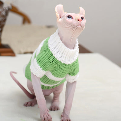 Hairless Cat Warm Sweater-Pet Cat Clothes