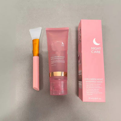 Night Wrapping Face Mask. Natural Ingredients, Firming Elasticity & Hydration For wrinkle Free Skin