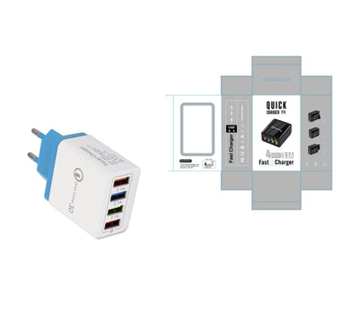 Quick Charger USB 4 in 1