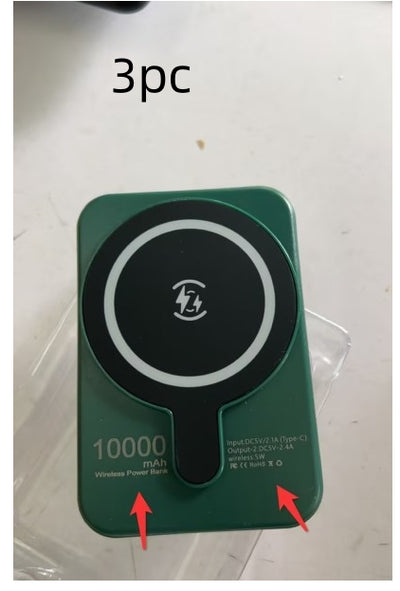 Mini Fast Charging Magnetic Wireless Power Bank 5000 MAh Portable