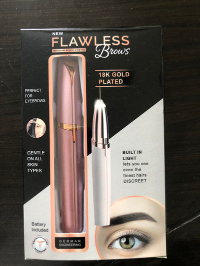 Mini Electric Eyebrow Shaver with LED Light