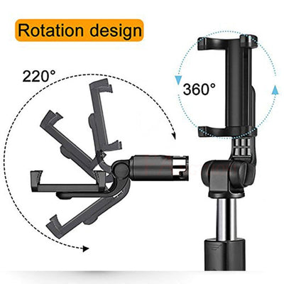 Apple and Android Compatible Tripod Selfie Stick