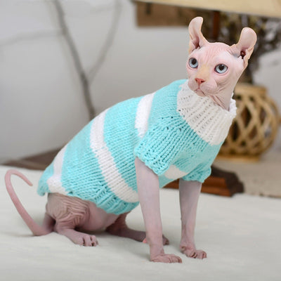 Hairless Cat Warm Sweater-Pet Cat Clothes