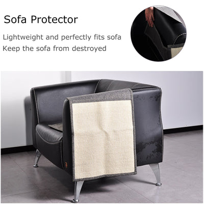 Cat scratch board sisal pad sofa protection mat