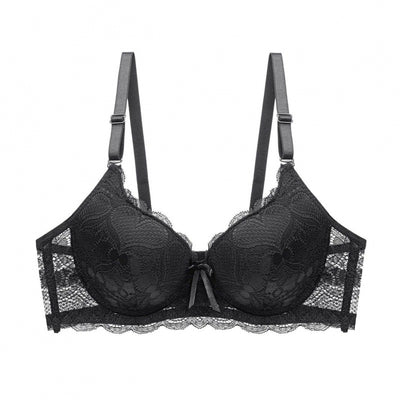 Lace Hollow Massage Push Up Bras Underwear For Women