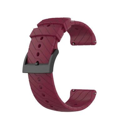 24mm Lightning-Stripe Silicone Watch Strap