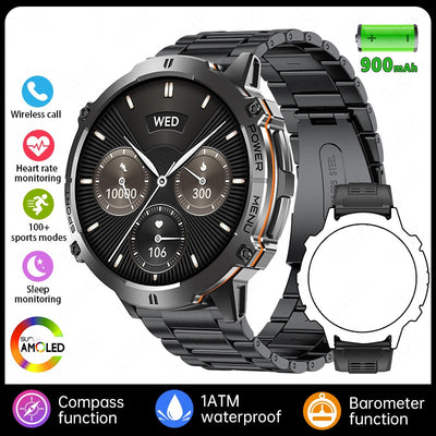 New X3 High-Definition Large-Screen Men's Smartwatch