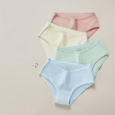 Ladies Mid Waist Underwear Pure Cotton