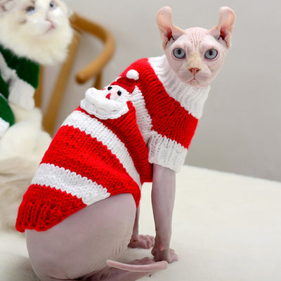 Hairless Cat Warm Sweater-Pet Cat Clothes