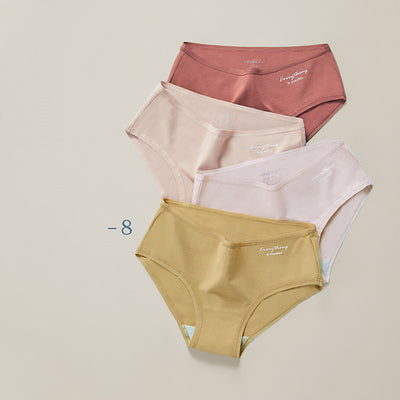 Ladies Mid Waist Underwear Pure Cotton