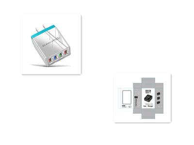 Quick Charger USB 4 in 1