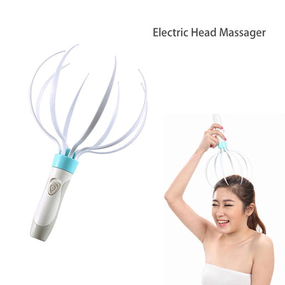 Vibrating Scalp Massager. Eight Claw Electric Scalp Massager.