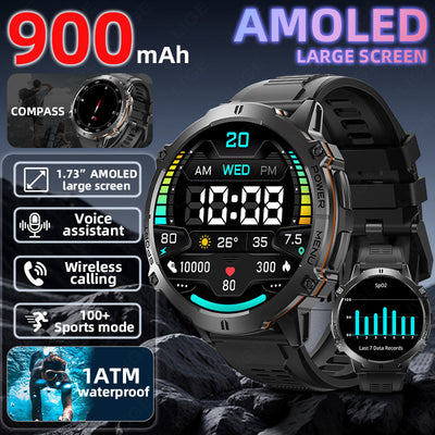 New X3 High-Definition Large-Screen Men's Smartwatch