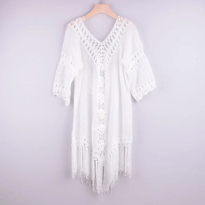 CROCHETED Beach Cover Up Women