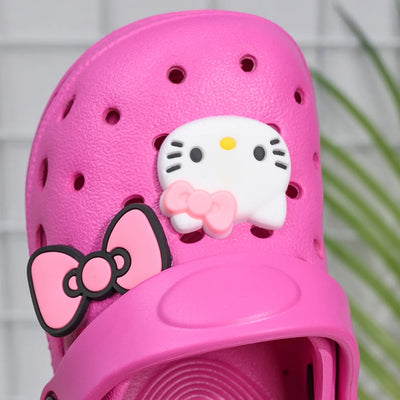Lovely Sanrio Garden Clogs For Girls. Hello Kitty Pattern for Children.