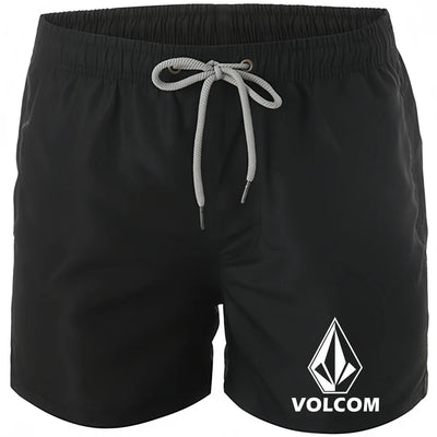Men's VOLCOM Beach Shorts-Drawstring with Mesh Lining